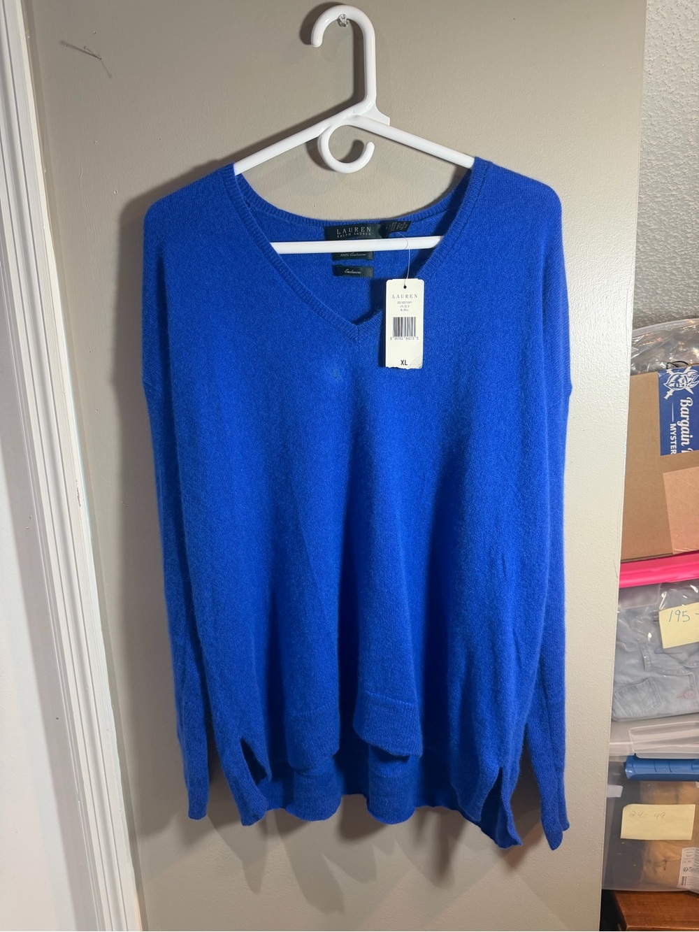 Lauren Ralph Lauren Men’s V-Neck Sweater - Royal Blue